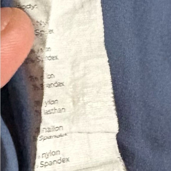 Fabletics Camo Athletic Shorts - Blue - Picture 3 of 4